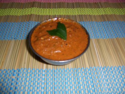 Tomato Coriander Chutney Tomato Coriander Chutney picture